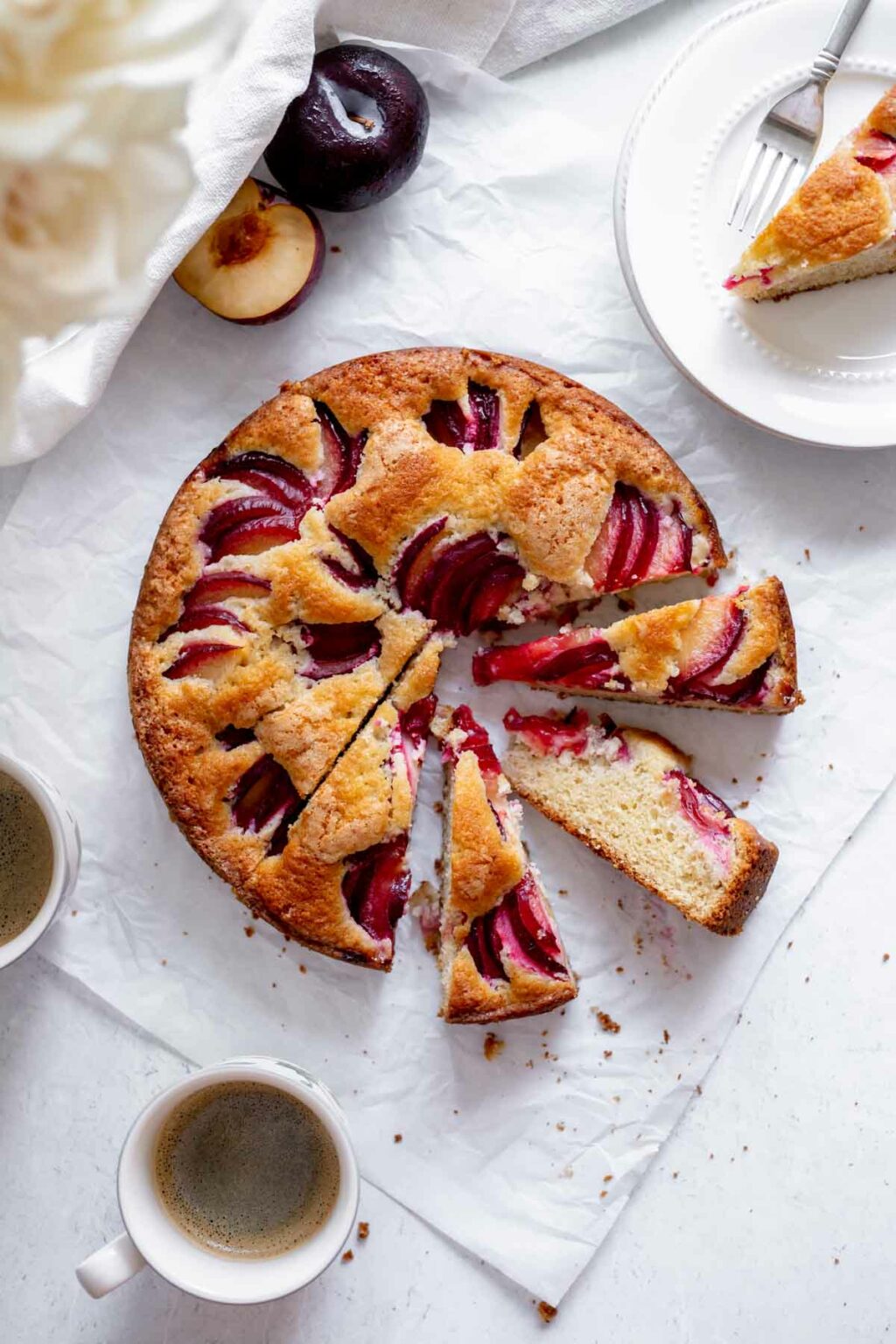 Plum Coffee Cake - Katiebird Bakes