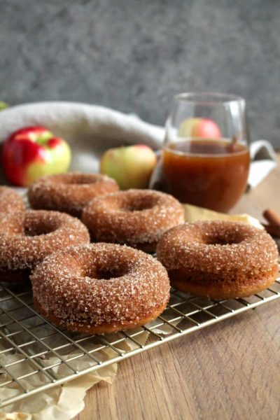 Baked Apple Cider Donuts - Katiebird Bakes