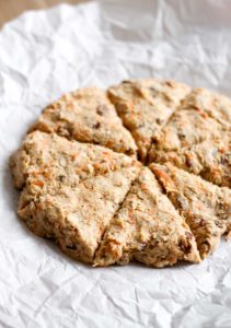 Carrot Cake Scones With Cream Cheese Glaze - Katiebird Bakes