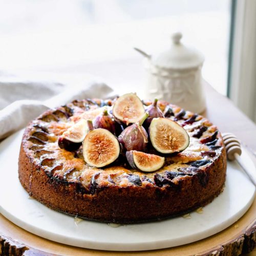 Fig Coffee Cake - Katiebird Bakes