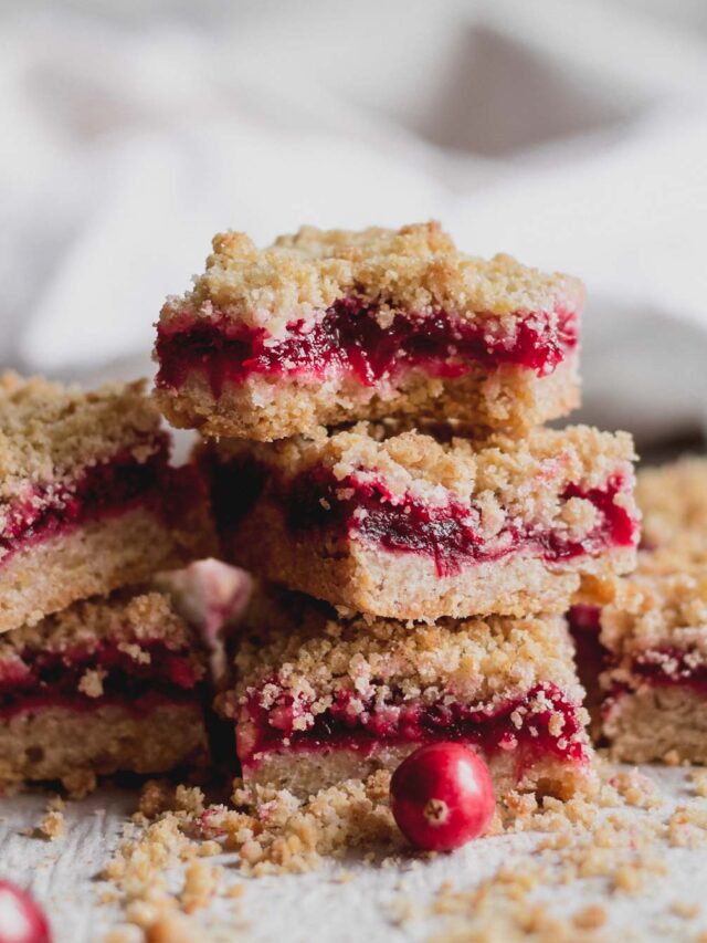 Cranberry Crumb Bars