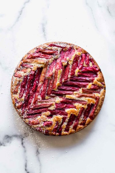 Rhubarb Coffee Cake - Katiebird Bakes