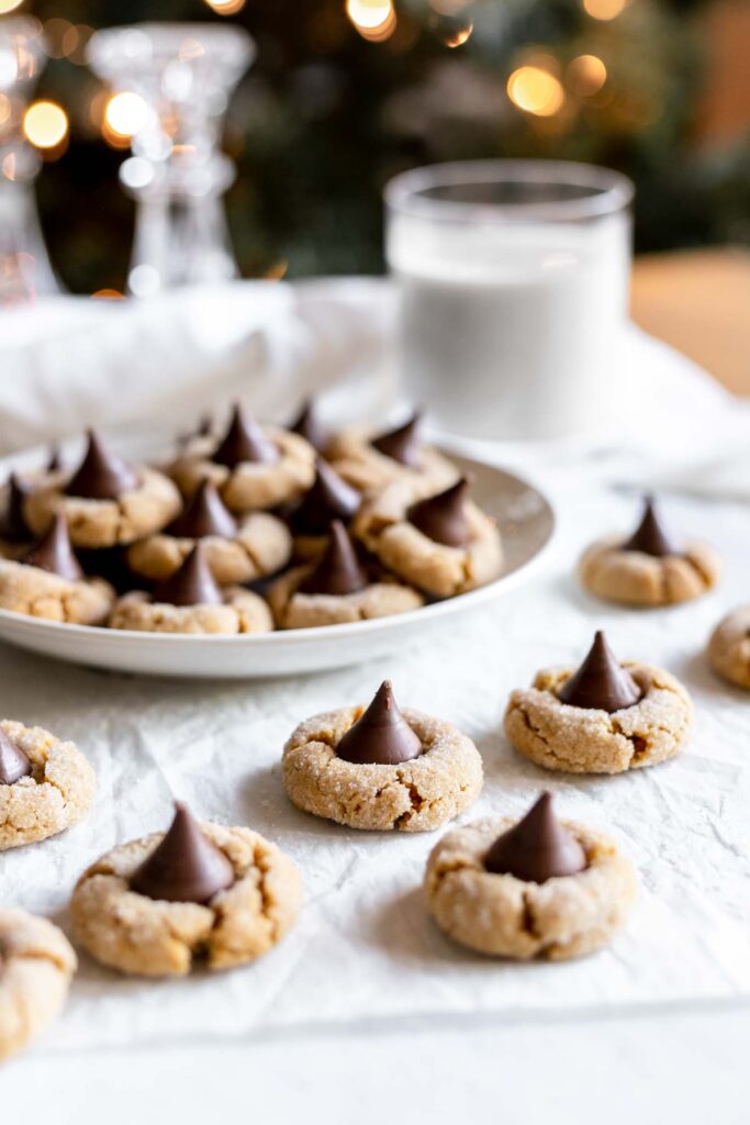 Peanut Butter Blossoms (no Mixer!) - Katiebird Bakes