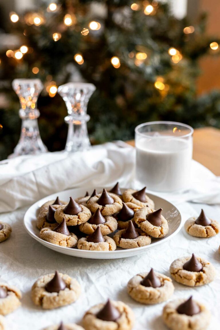 Peanut Butter Blossoms (no Mixer!) - Katiebird Bakes