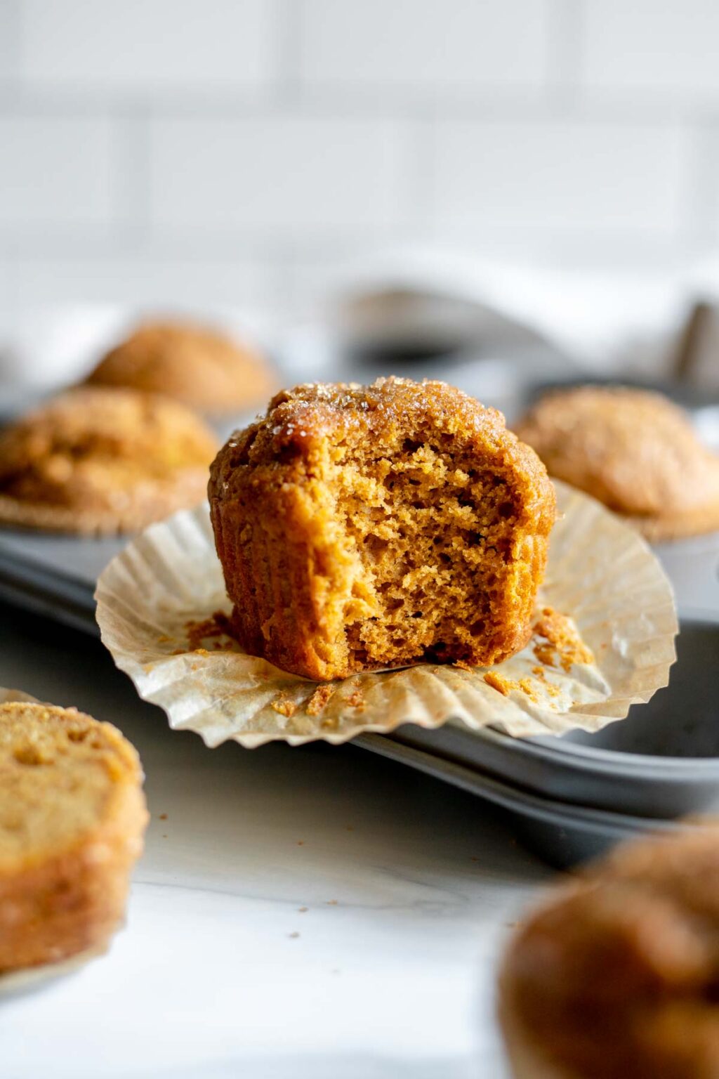 Easy Pumpkin Spice Muffins - Katiebird Bakes